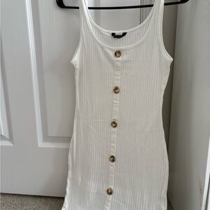 SHEIN White Button-Down Dress 3 for $10